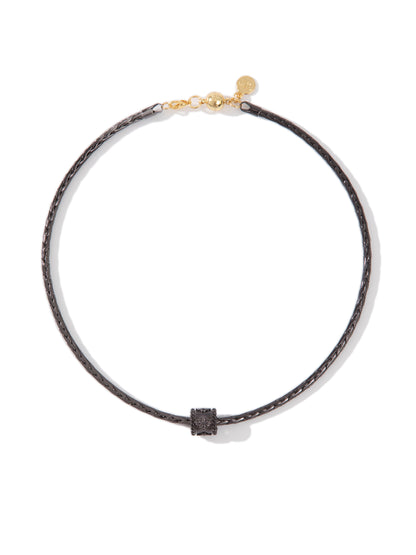 Louisa Necklace - Metallic Espresso