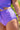 Somewhere On A Beach Neon Purple Midi Ruched Bottoms