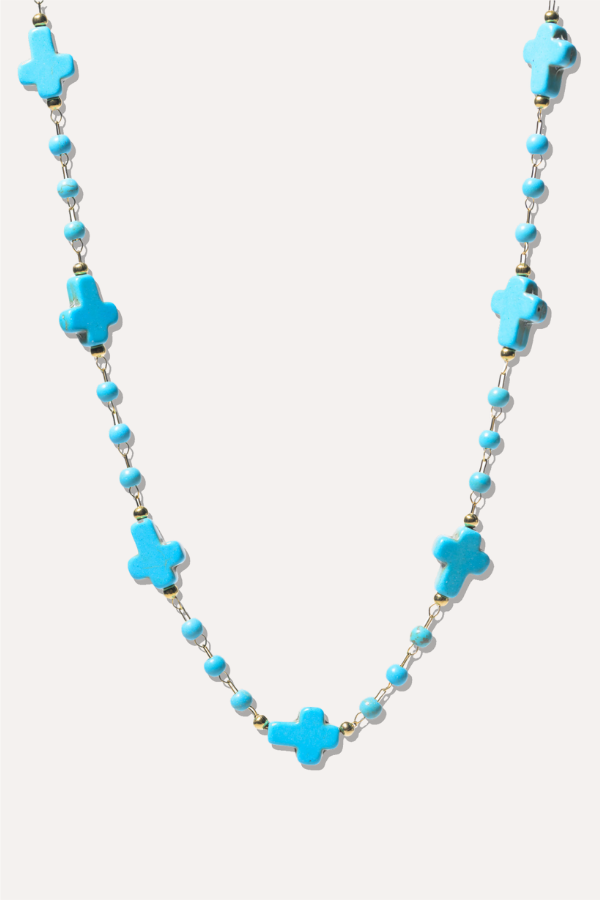 L.A. Crossing Necklace - Turquoise