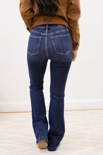 Coast To Coast By Judy Blue - High Rise Side Seam Flair Jeans