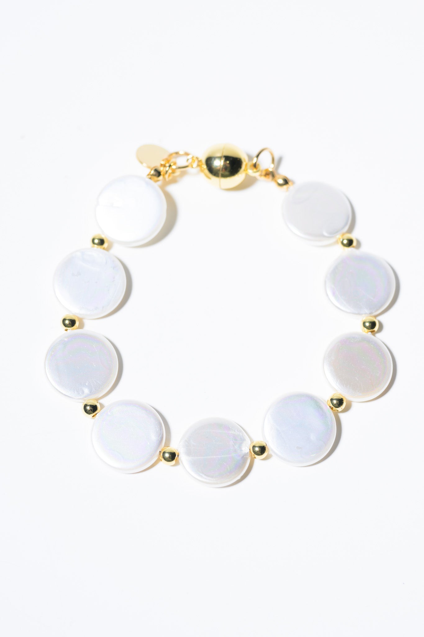 Tahiti Bracelet - Gold White