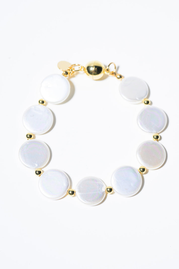 Tahiti Bracelet - Gold White