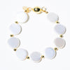 Tahiti Bracelet - Gold White