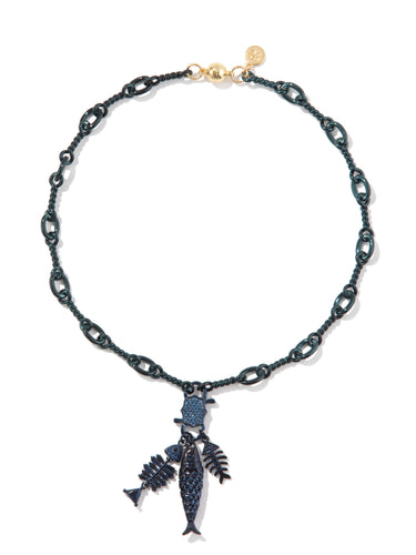 Luca Necklace - Metallic Milky Way