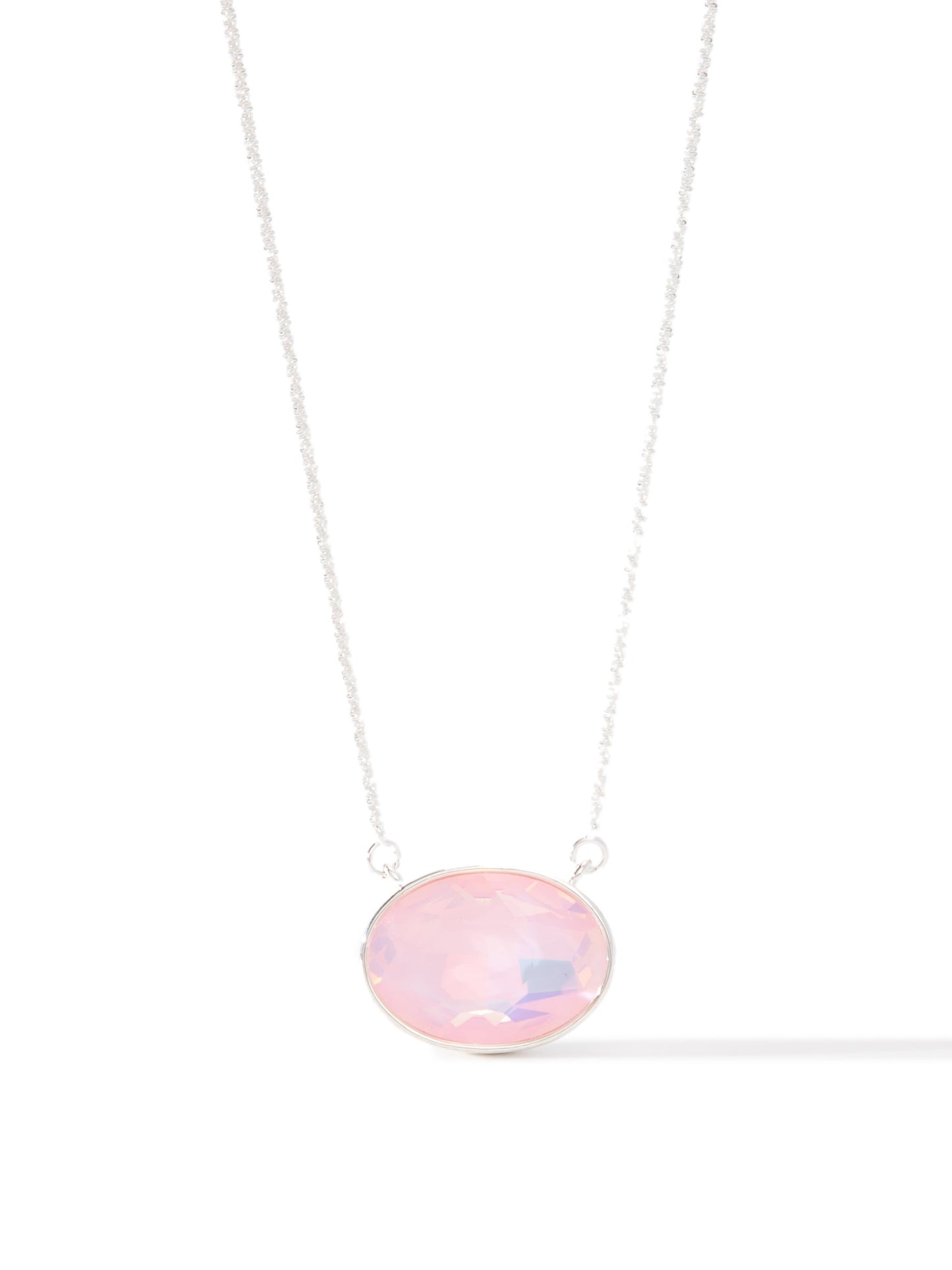 Clearwater Necklace - Liquid Metallic Pearl White Pink