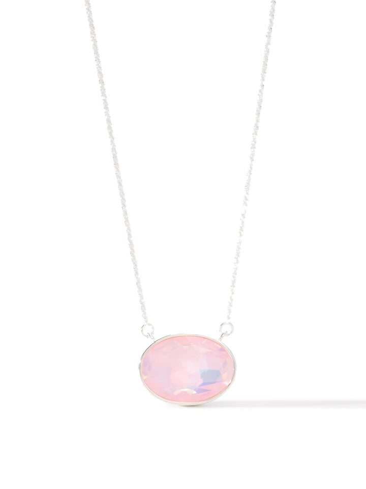 Clearwater Necklace - Liquid Metallic Pearl White Pink