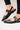 Rivets Pointed Toe Mary Jane Flats - Black