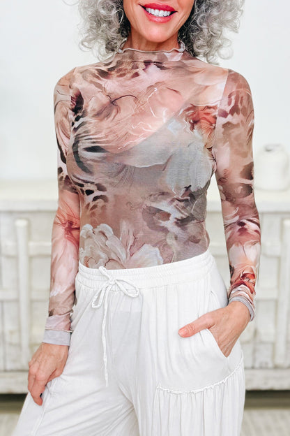 Brush Of Pedals Floral Top
