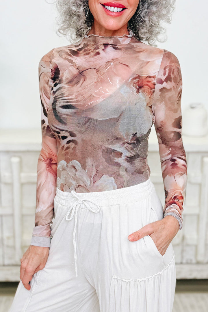 Brush Of Pedals Floral Top
