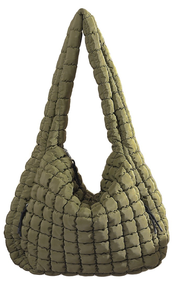 Premium Oversized Quilted Carryall Crossbody Bag - 4 Colors!
