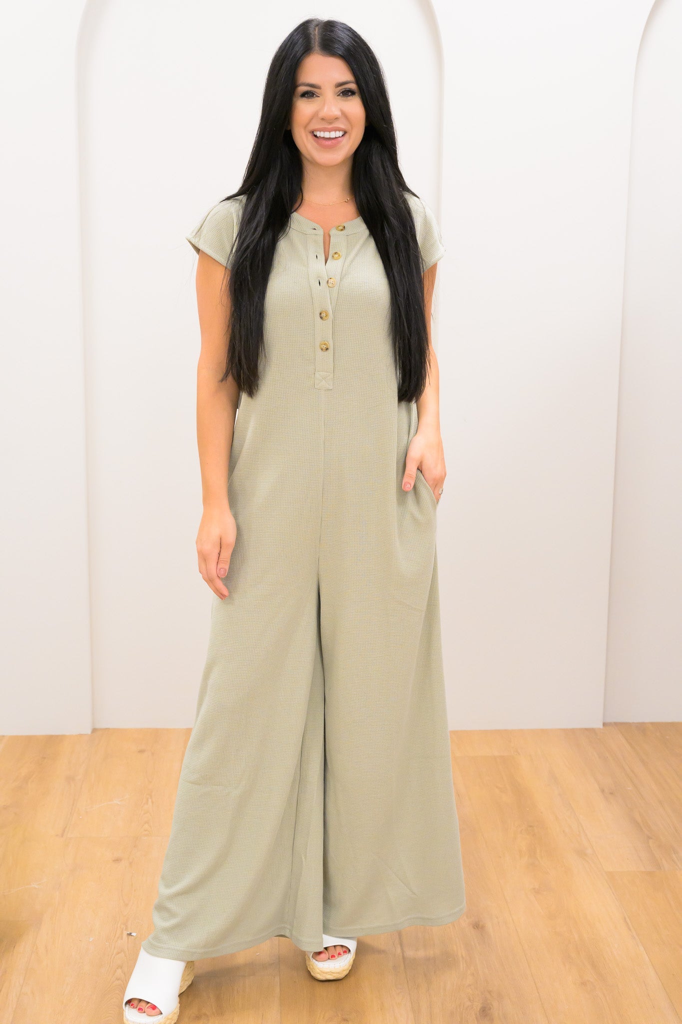 Don't Let Go Jumpsuit - 2 Colors!
