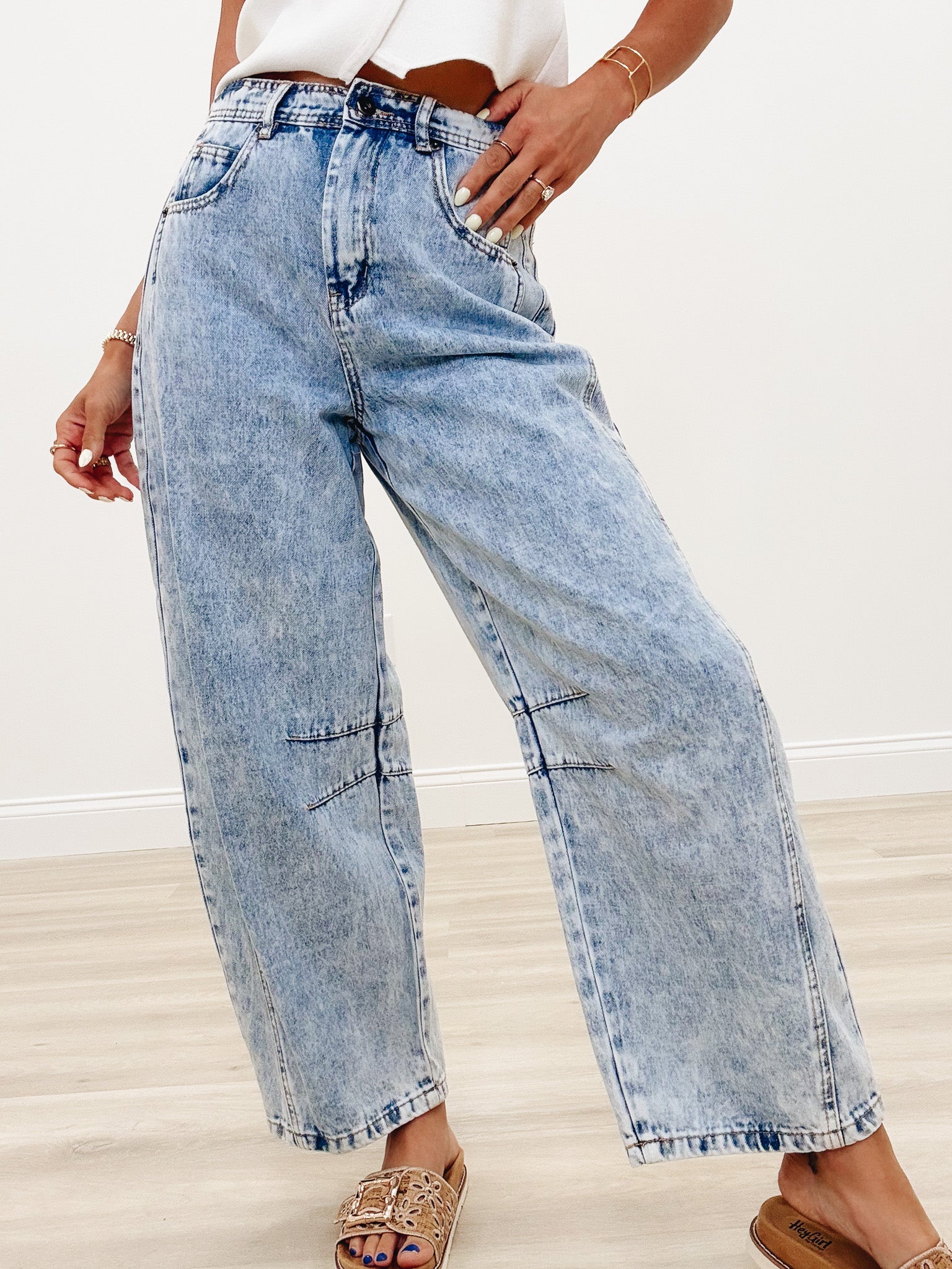 Standing Out By Very J - Wide Leg Jeans