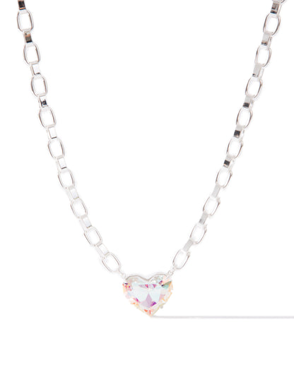 Summer Love Necklace - Liquid Metallic Pearl White