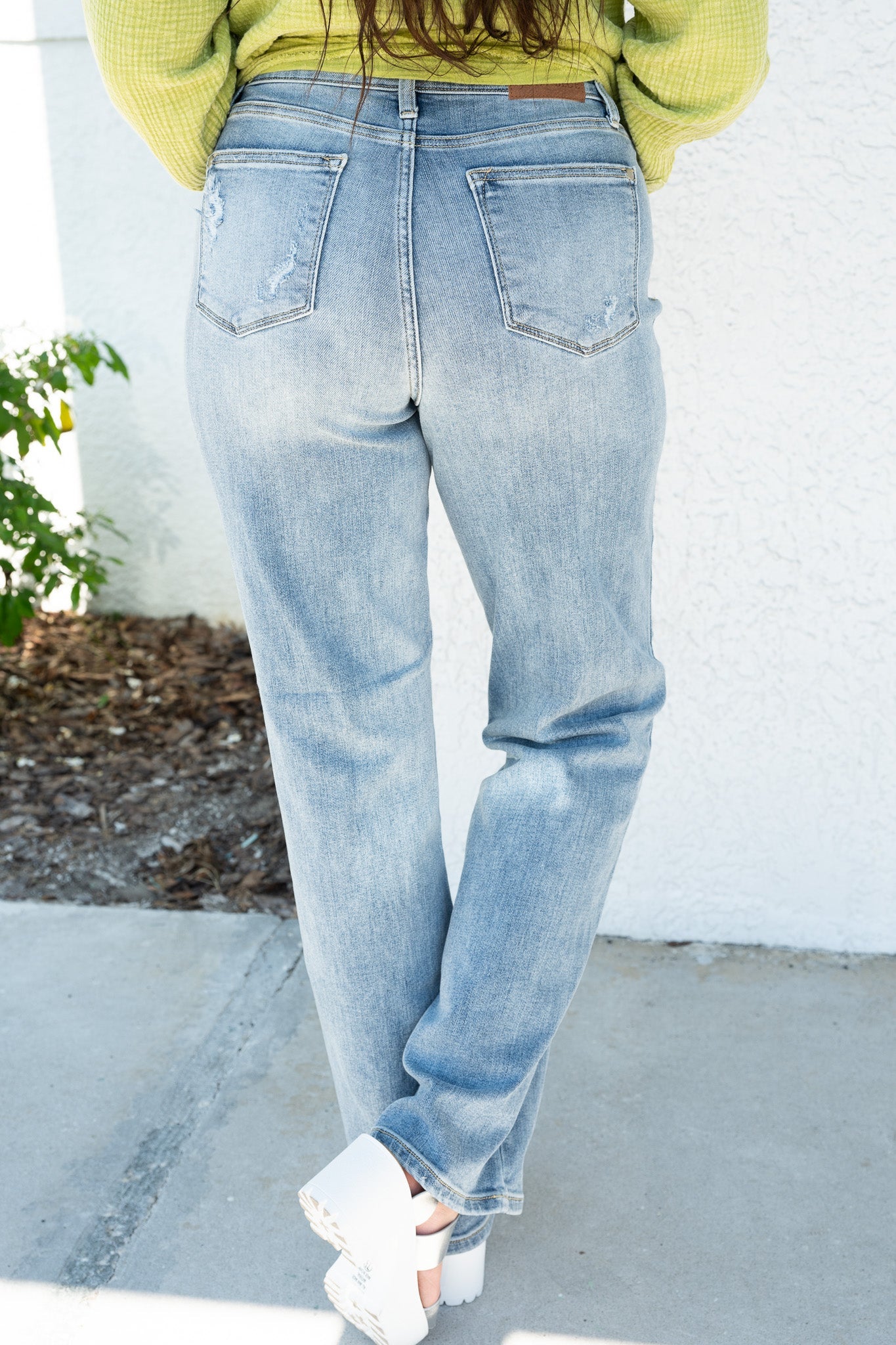 Judy Blue Jennifer High Rise Straight Leg Jeans