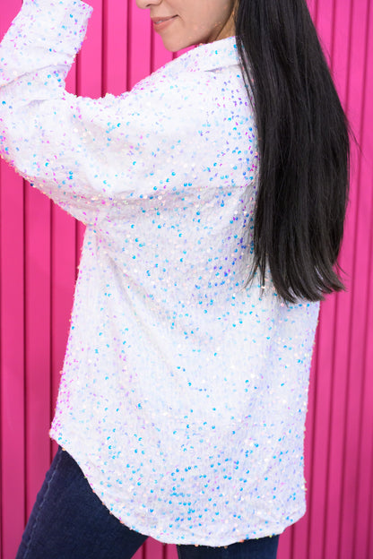 Shine Bright Like A Diamond Top - 2 Colors!