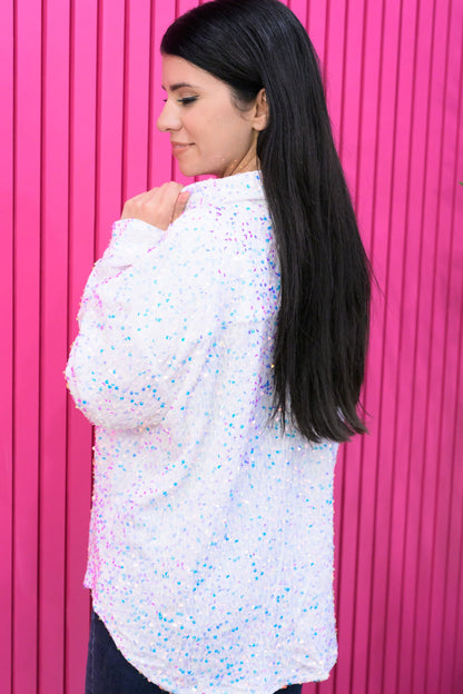 Shine Bright Like A Diamond Top - 2 Colors!