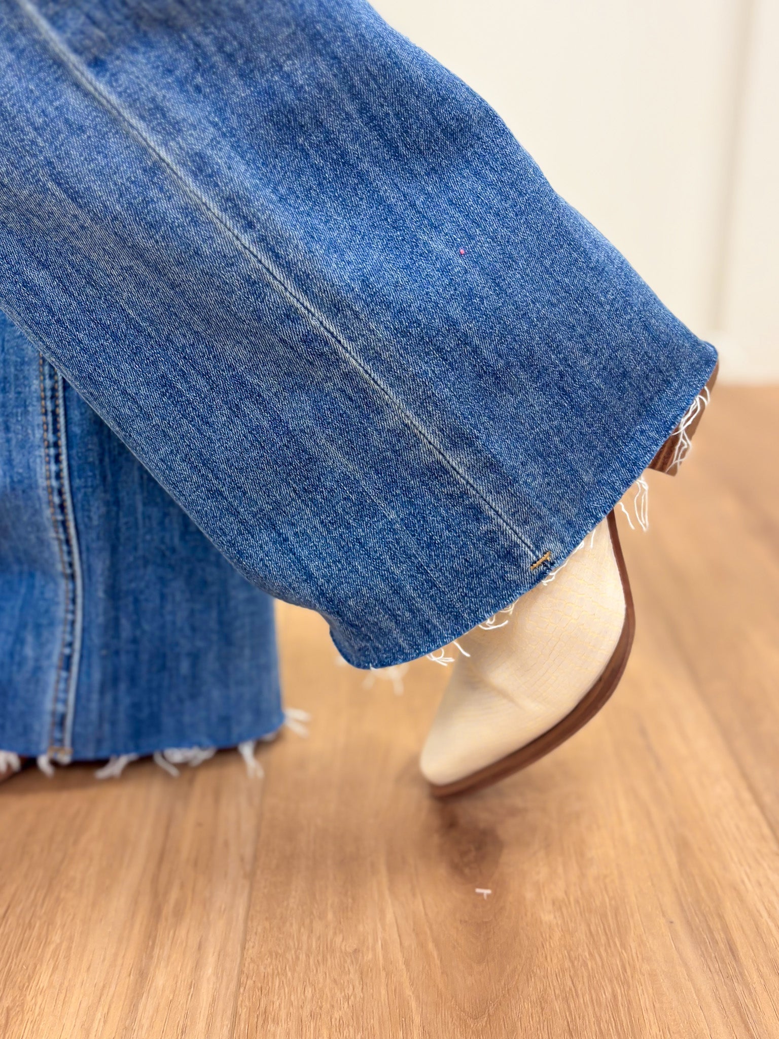 On The Rise By Mica - High Rise Wide Leg Jeans