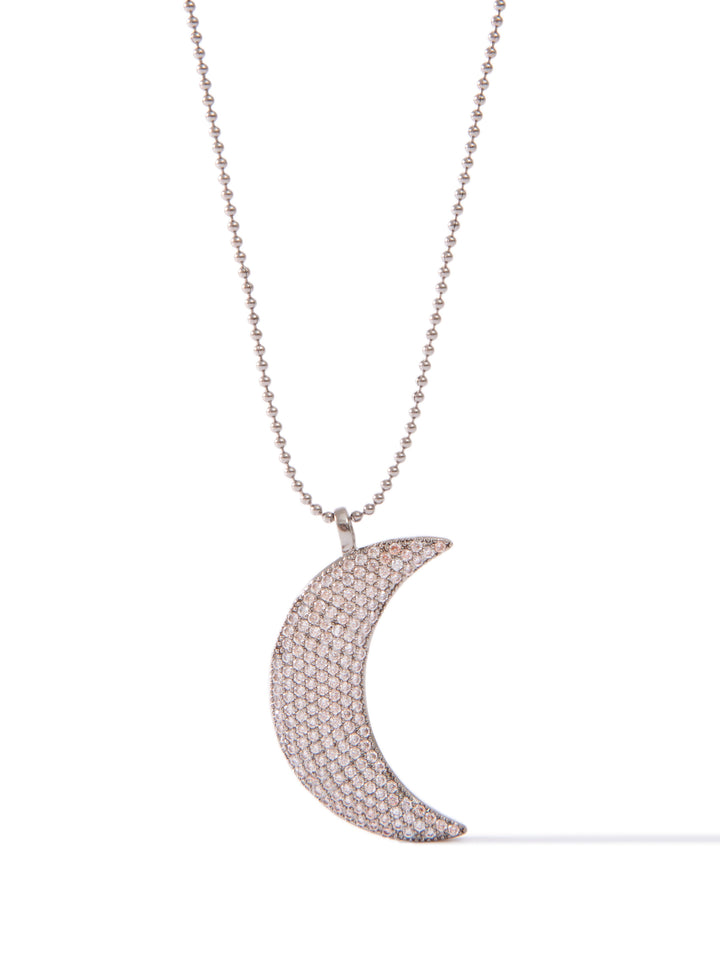 Crescent Moon Necklace - 3 Colors!