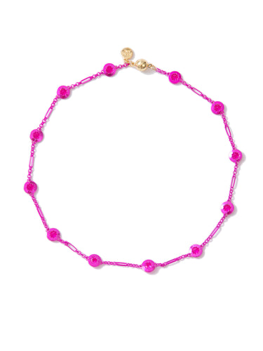 Vickie Necklace - Metallic Tropical Punch