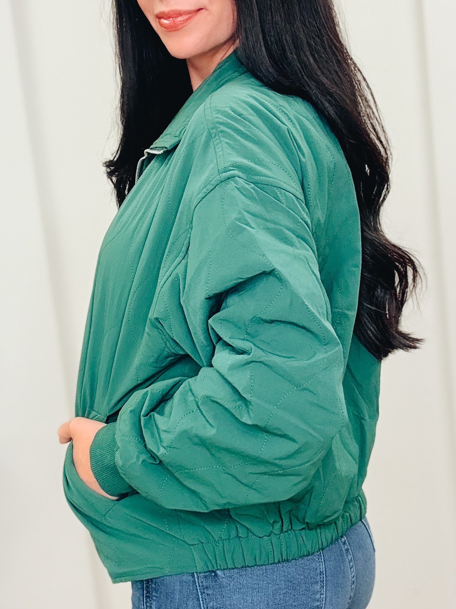 Let's Get Going Quilted Jacket