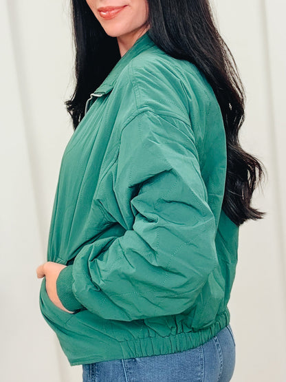 Let's Get Going Quilted Jacket