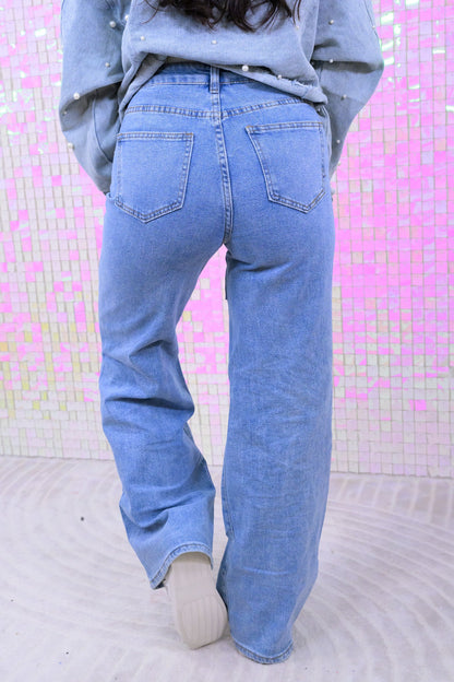 Lose Your Breath Double Waist Jeans