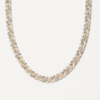 Itsy Queen Necklace - Liquid Metallic Pearl White