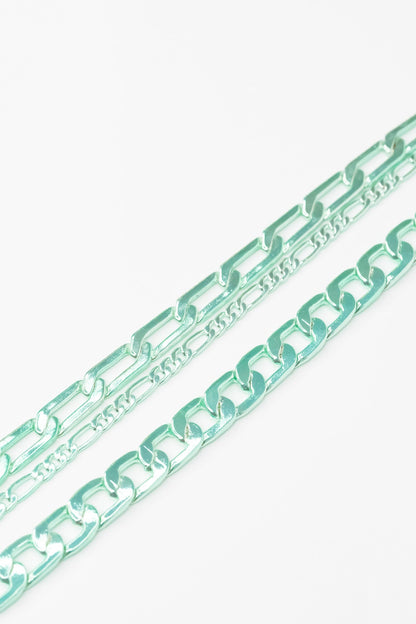 Brooke Necklace - Liquid Metallic Fantasy Island