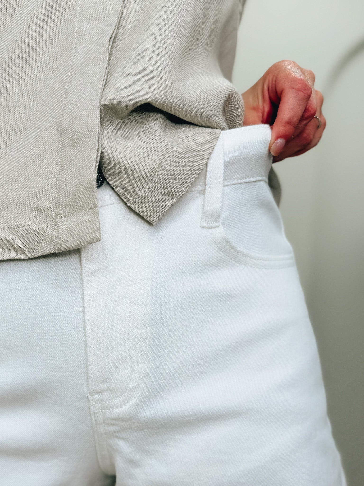 The Easy Breezy High Rise Bermuda Mom Shorts - 2 Colors!