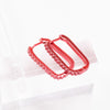 Dancing On The Street Earrings - Liquid Metallic Lobster