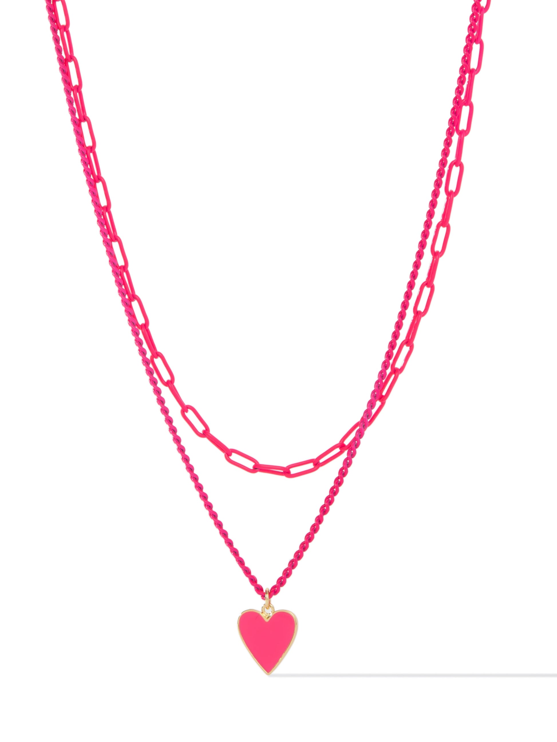 Our Time Necklace - BAR Babe Pink