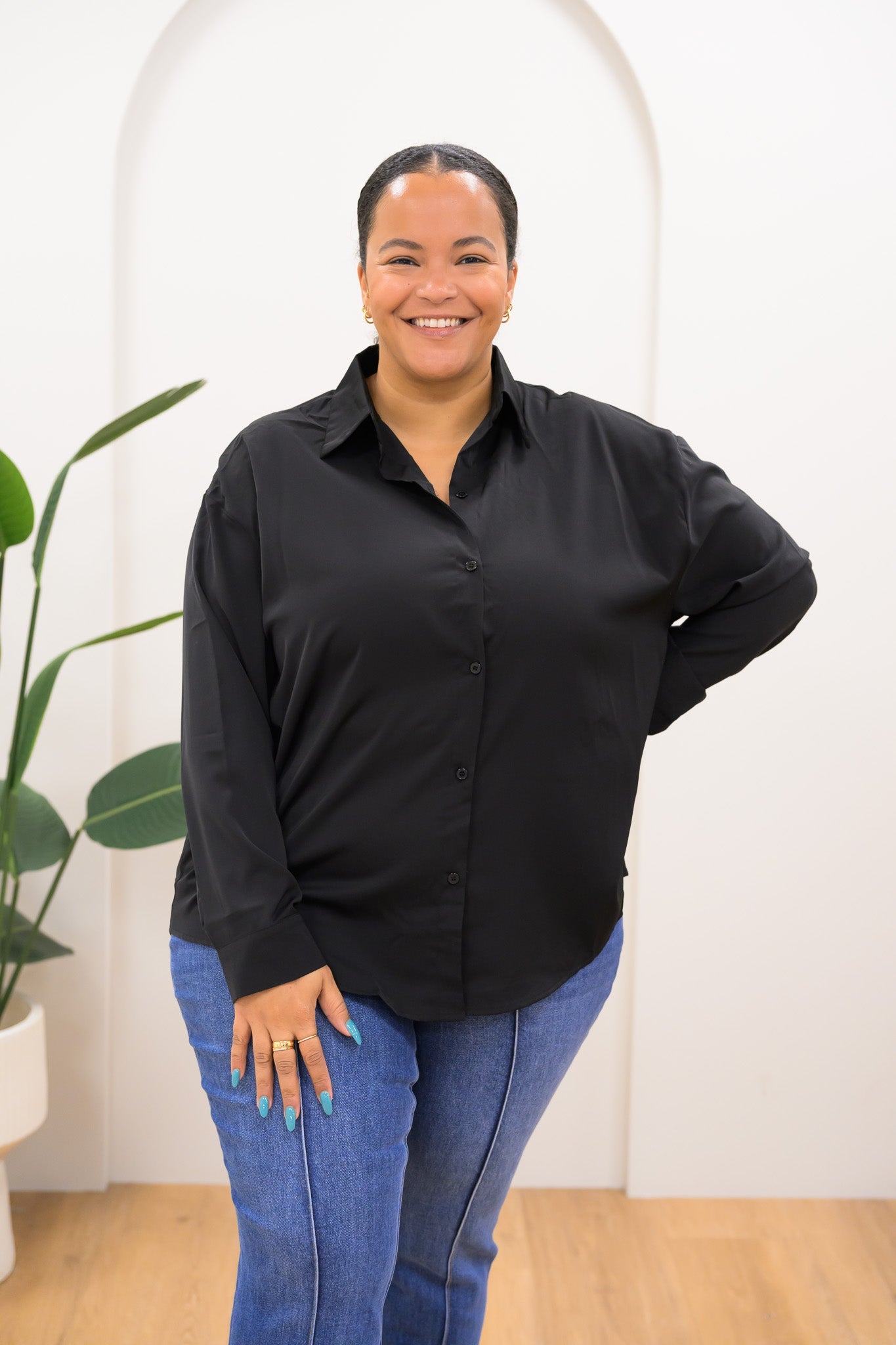 Kathryn Button Down Top - 5 Colors!