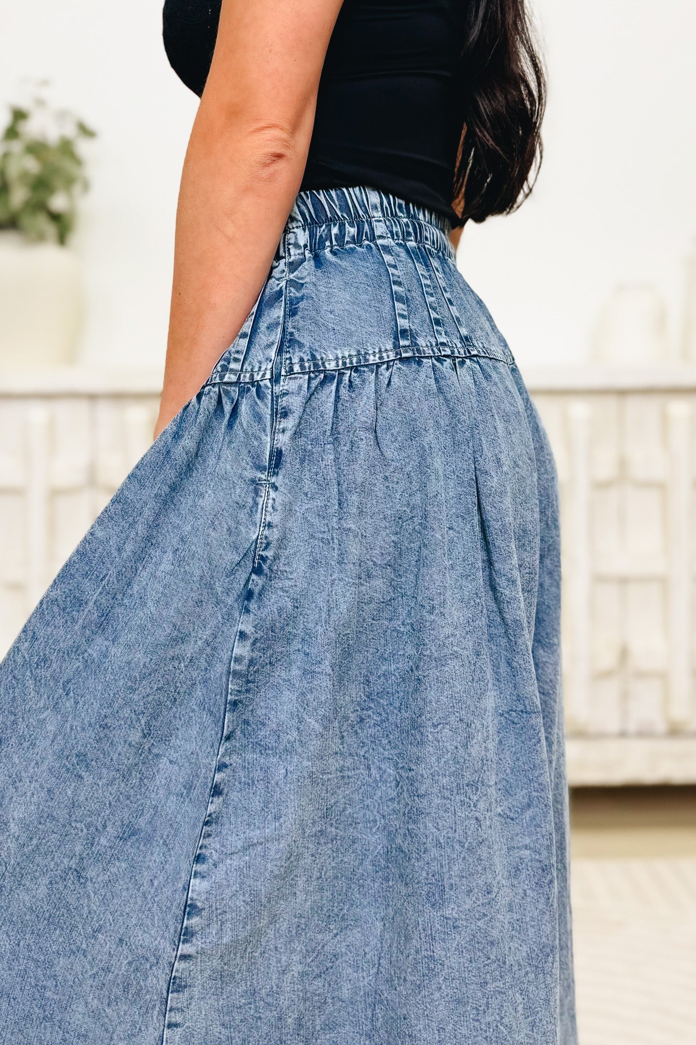 Back At It Pants - Denim