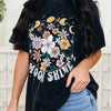 Moonlit Summer Nights Floral Graphic Tee