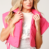 Array Poppin' My Collar Puffer Vest - 2 Colors!