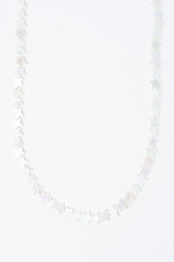 Cosmic Glow Necklace - Cloud AB