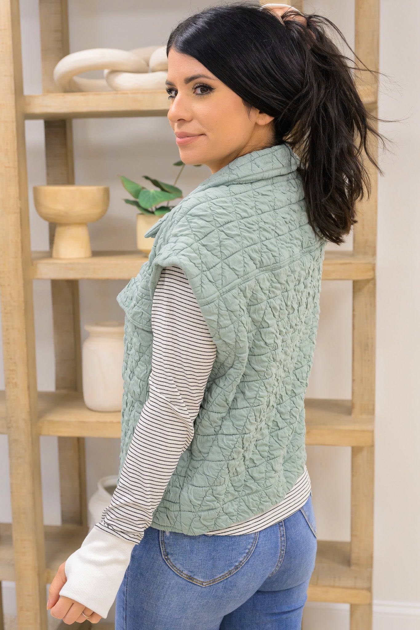 Poppin' My Collar Vest - 3 Colors!