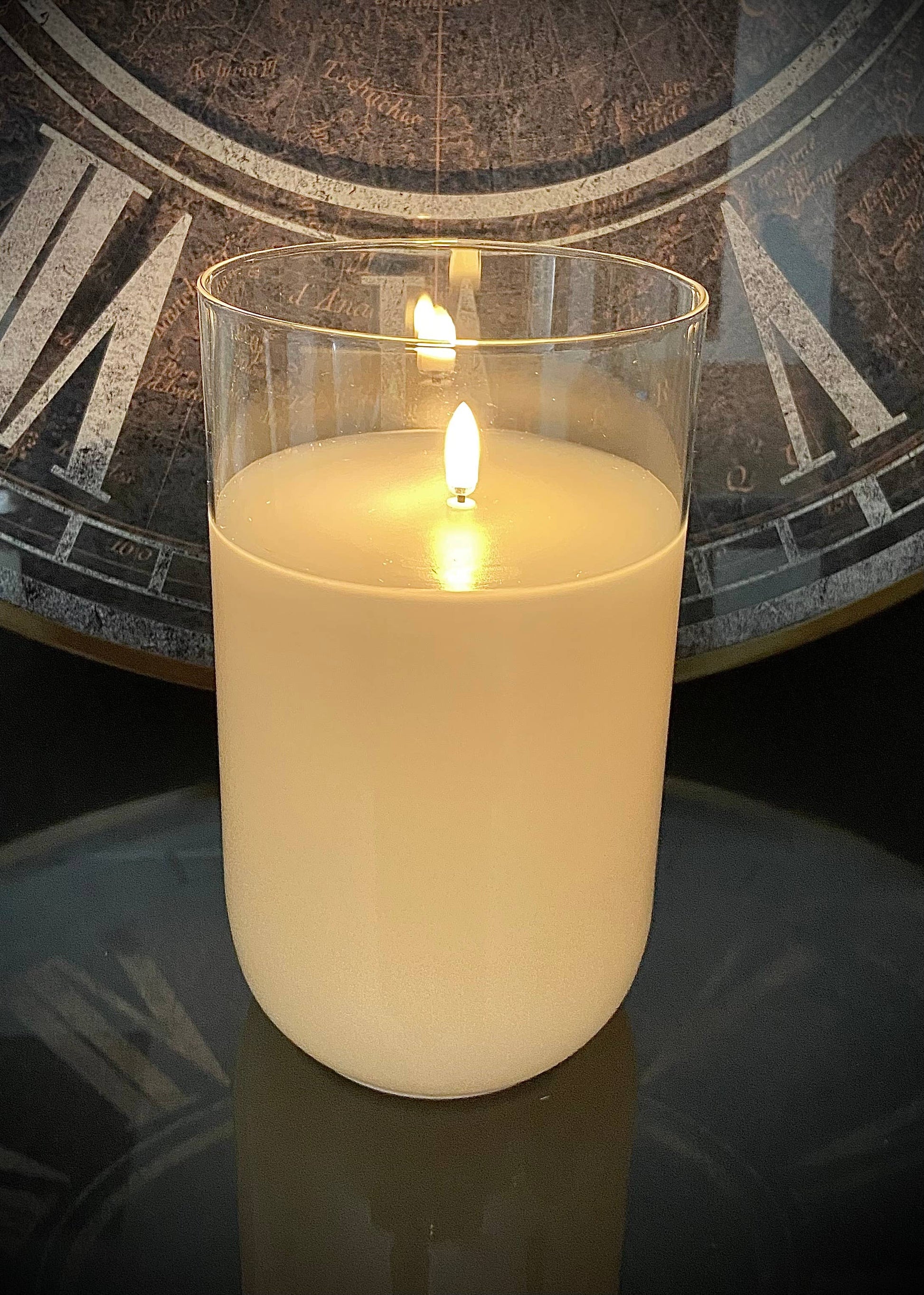 4.75" x 8" Simply Ivory Radiance Silhouette Candle