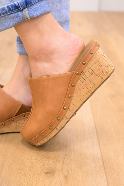 Corky's Marley Clogs - Cognac