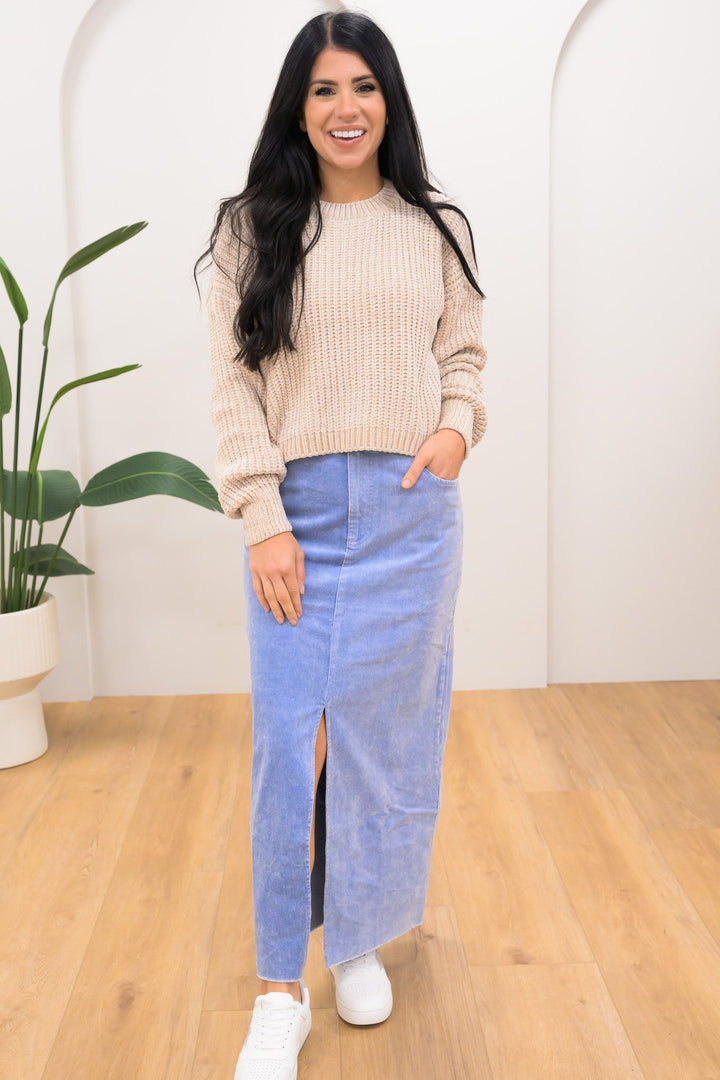 Array Slice Of Heaven Corduroy Skirt - 3 Colors!