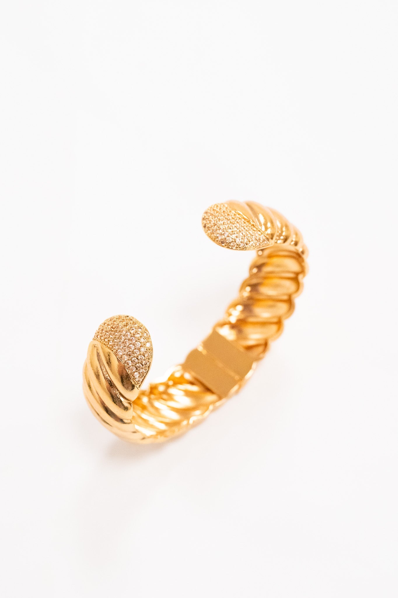 Crescent Moon Bracelet - Metallic Almond