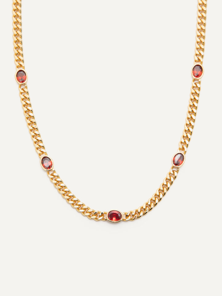 Try Me Necklace - Gold Strawberry