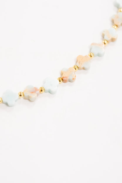 Blooming Skies Necklace - Sky