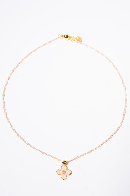 Quiet Meadow Necklace - Metallic Whisper