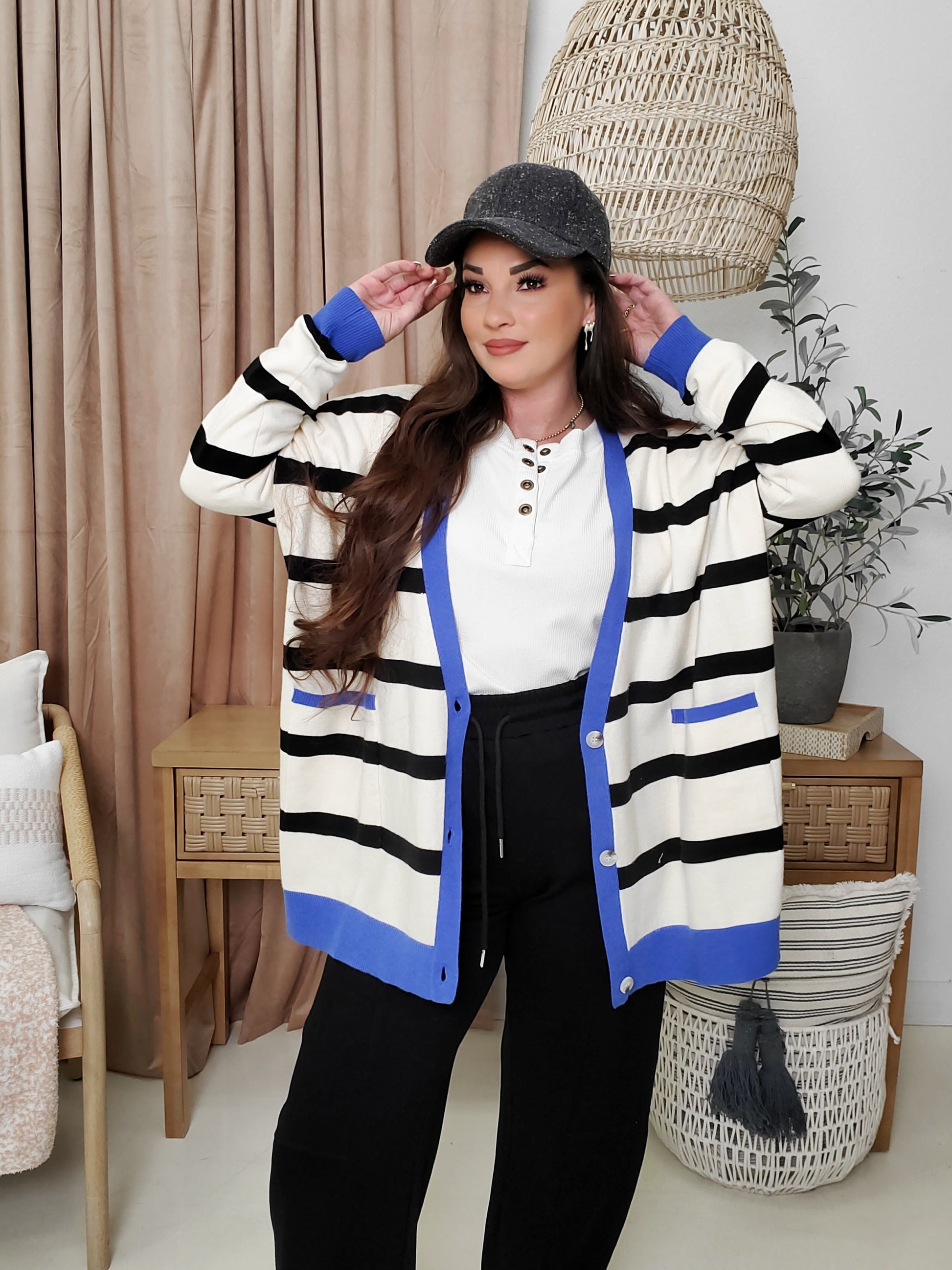 Striped Cardigan