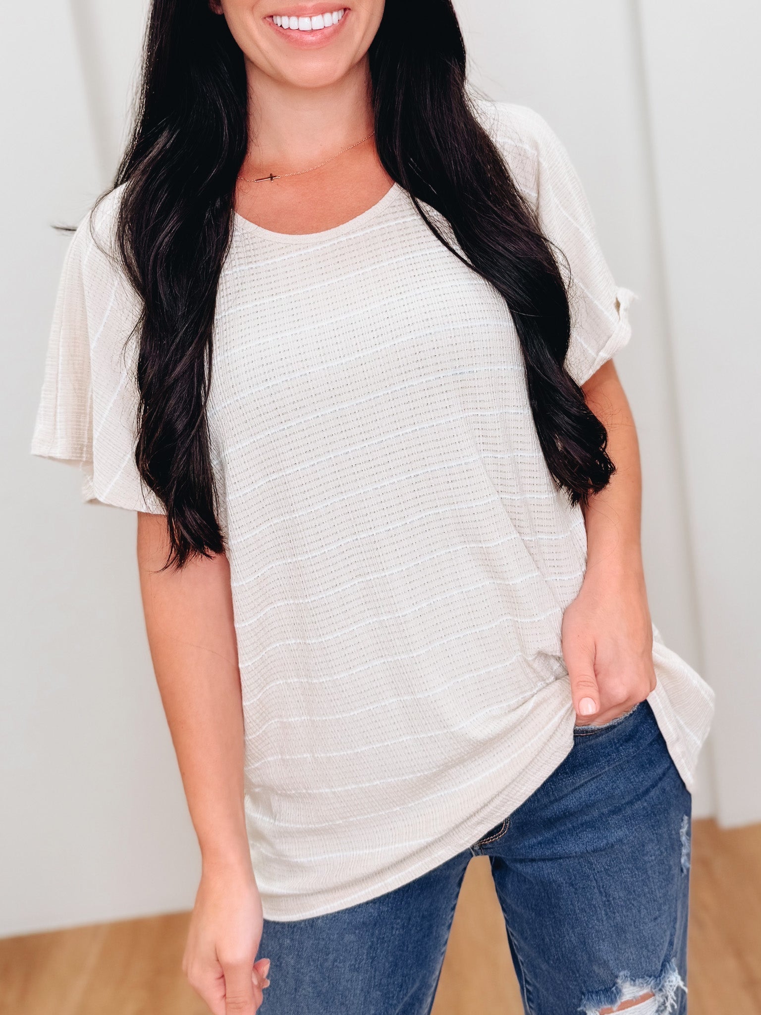 Ruffle Puff Top - 2 Colors!