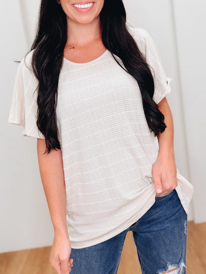 Ruffle Puff Top - 2 Colors!
