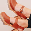 MIA Abba Heel Clogs - Luggage