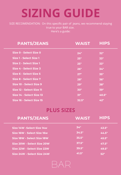 Down By The Bay By Lovervet - High Rise Destress Straight Jeans