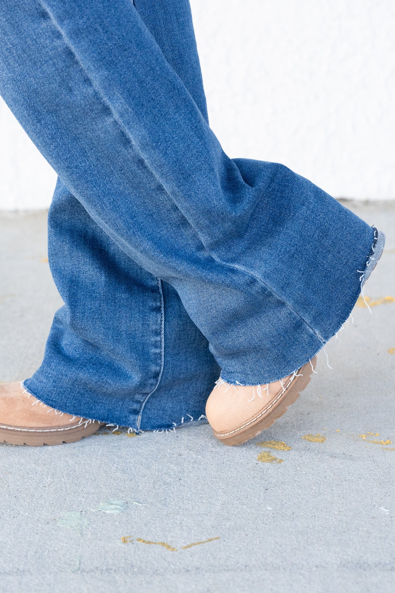 Sassy & Classy By Risen - High Rise Bootcut Double Button Jeans